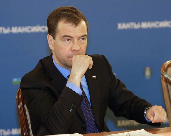 Dmitry Medvedev visits Khanty-Mansiysk