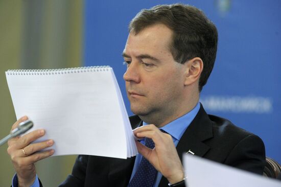 Dmitry Medvedev visits Khanty-Mansiysk