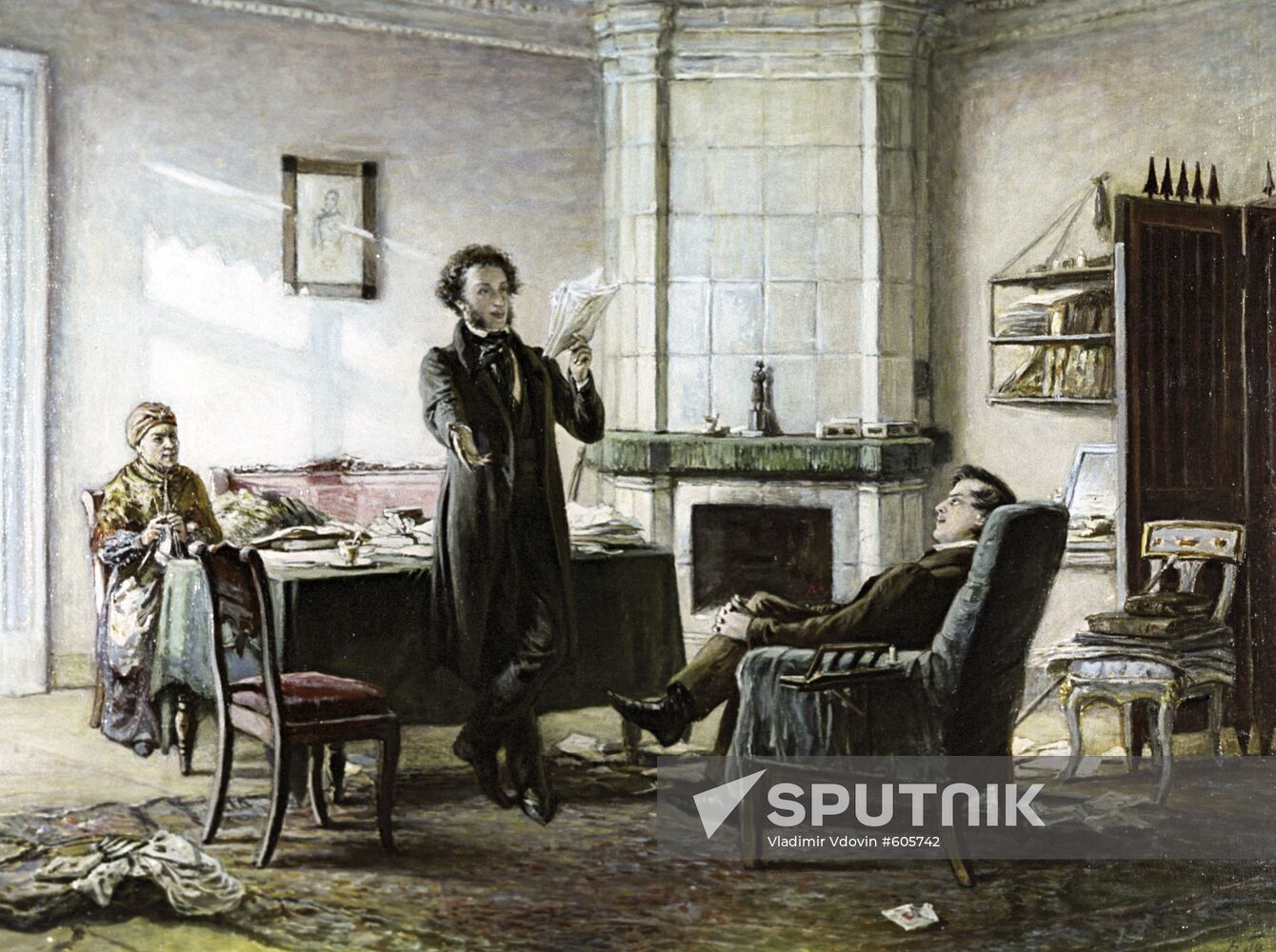 Nikolai Ghe's Pushkin at Mikhailovskoye