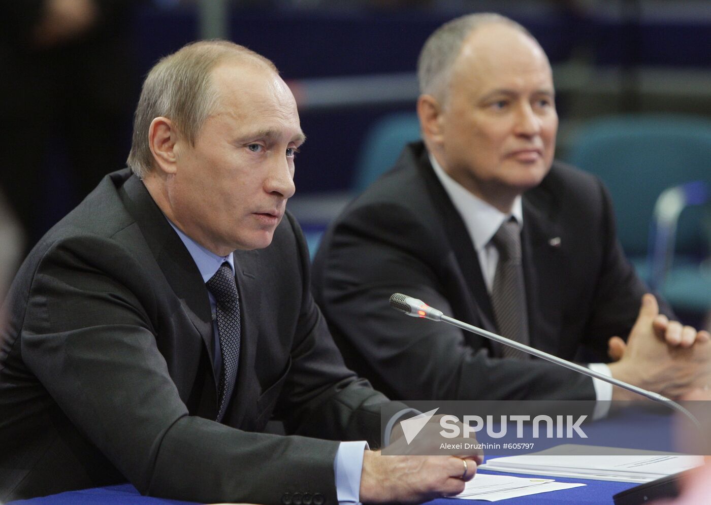 Vladimir Putin during forum "Competing today for the future"