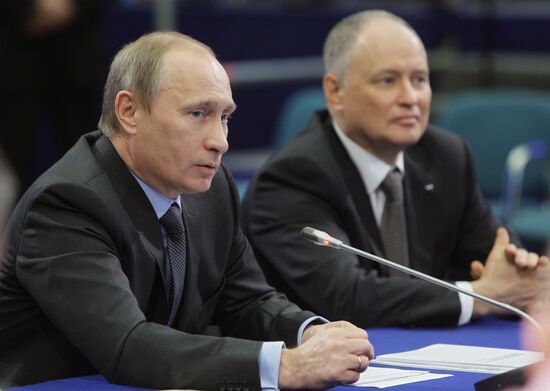 Vladimir Putin during forum "Competing today for the future"