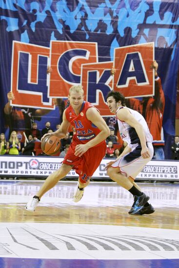 Basketball. Euroleague. CSKA vs. Caja Laboral