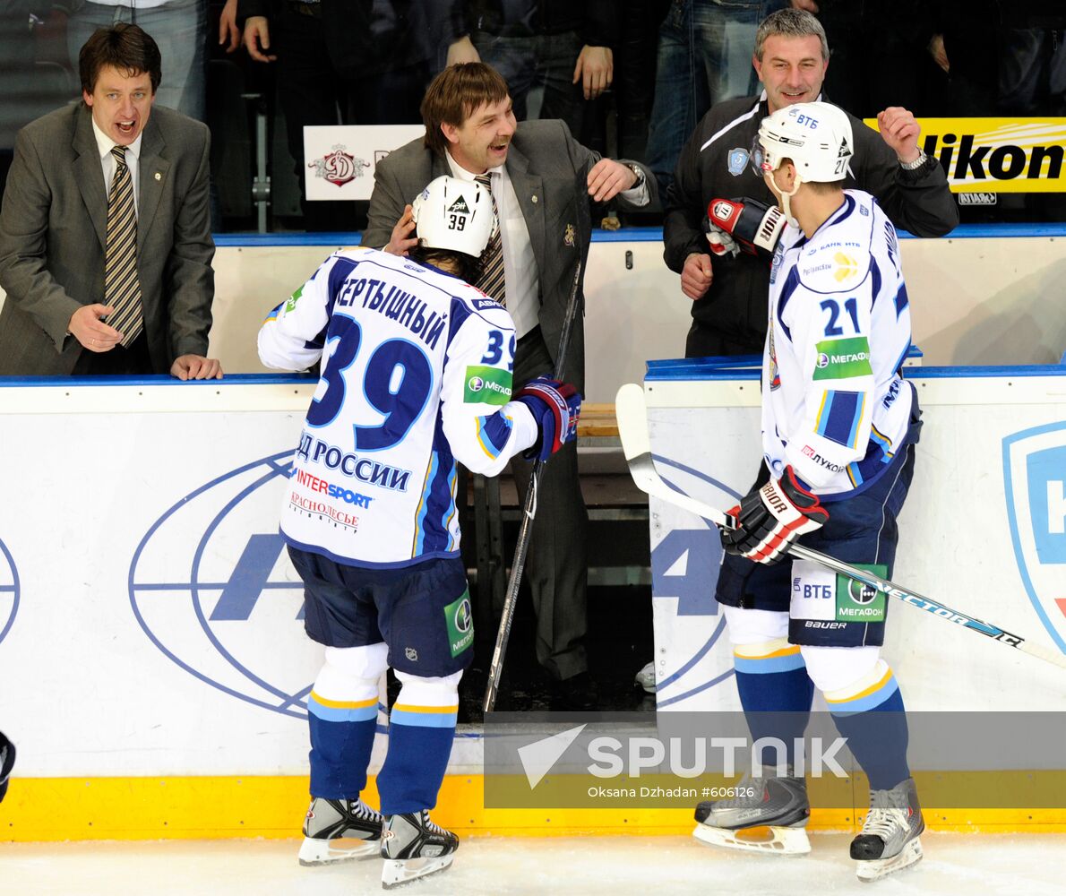 Hockey. KHL. Play-off. Dinamo Riga vs. HC MVD