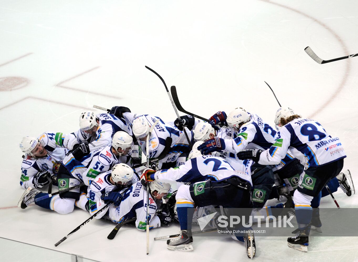 Hockey. KHL. Play-off. Dinamo Riga vs. HC MVD
