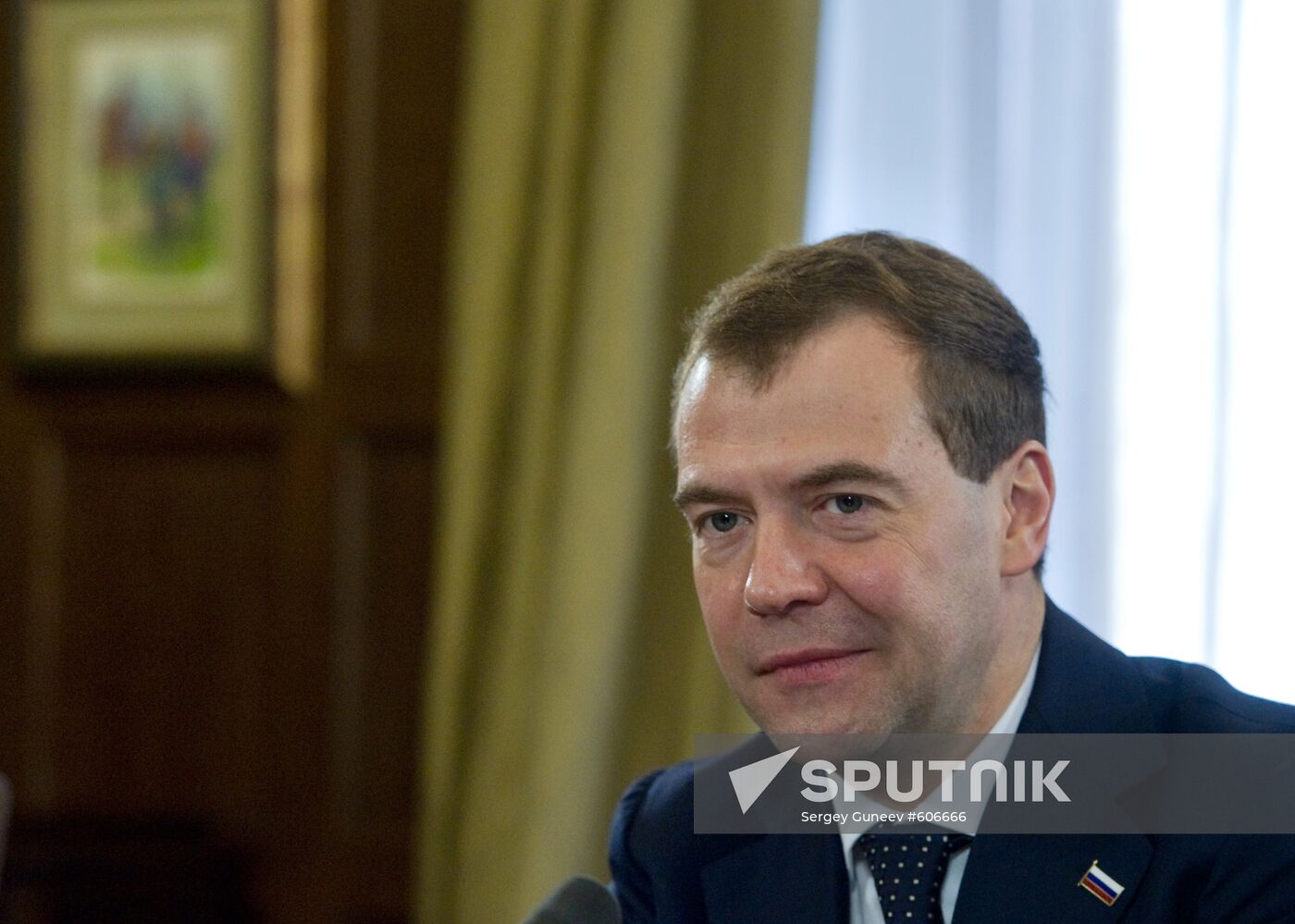 Dmitry Medvedev meets with Hamad Bin Jassim Bin Jabor Al Thani