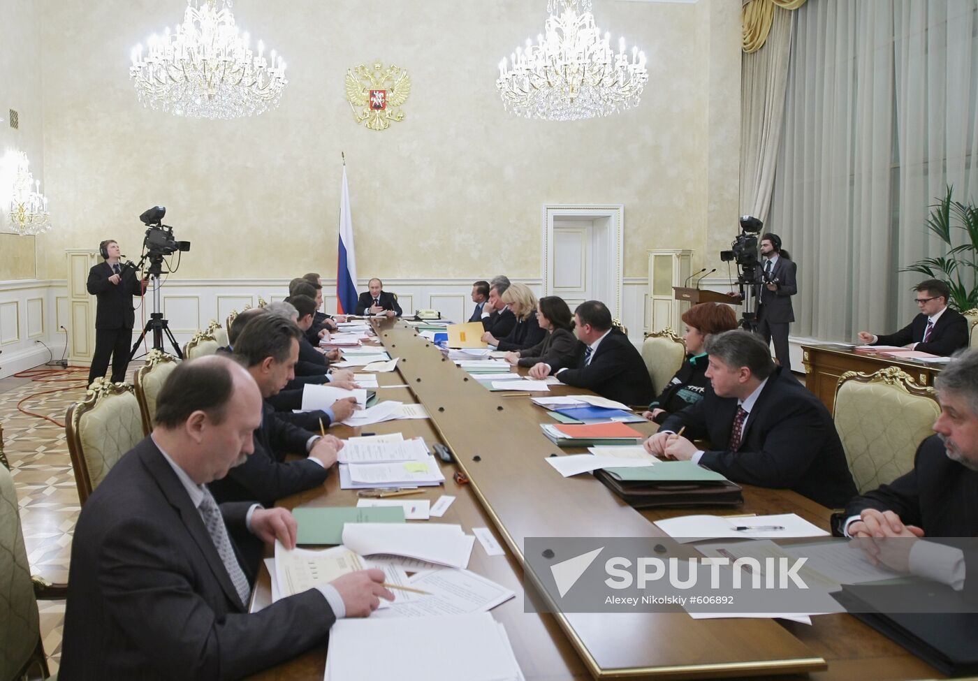 Vladimir Putin chairs Government Presidium meeting
