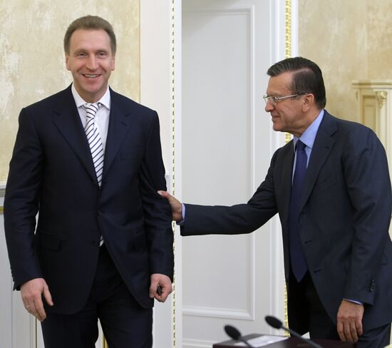 Igor Shuvalov and Viktor Zubkov