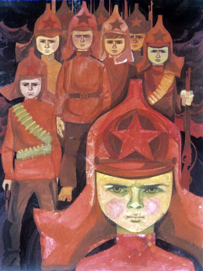 Illustration for Arkady Gaidar's book