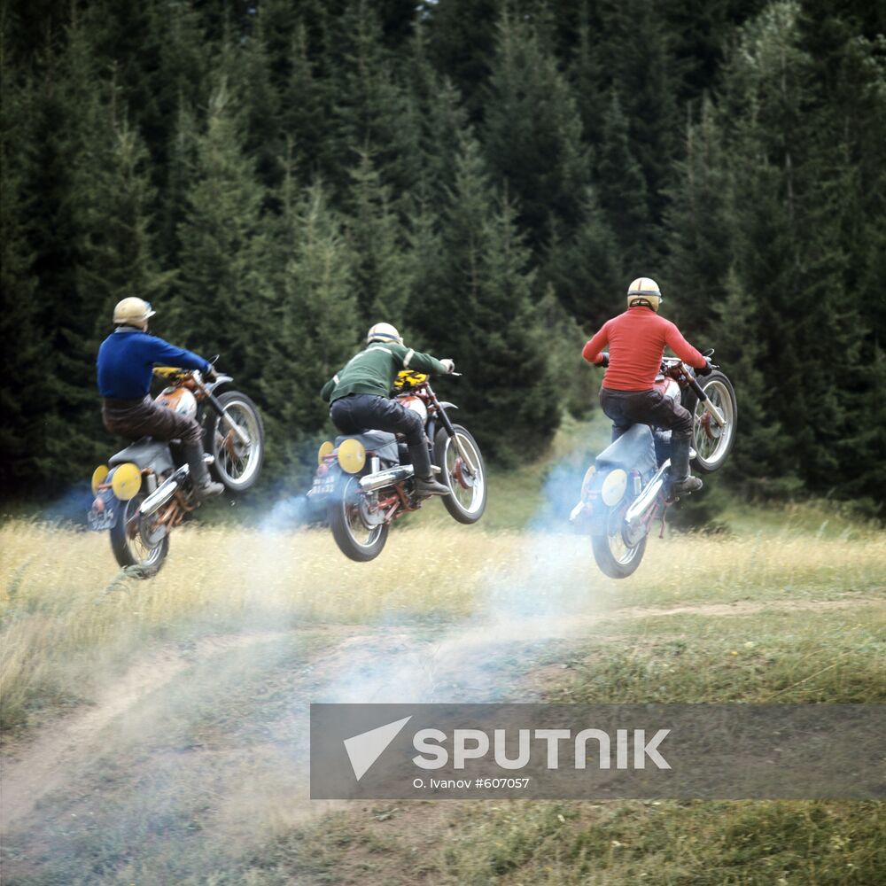 Motor racers