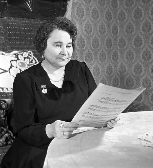 Singer Elizaveta Shumskaya