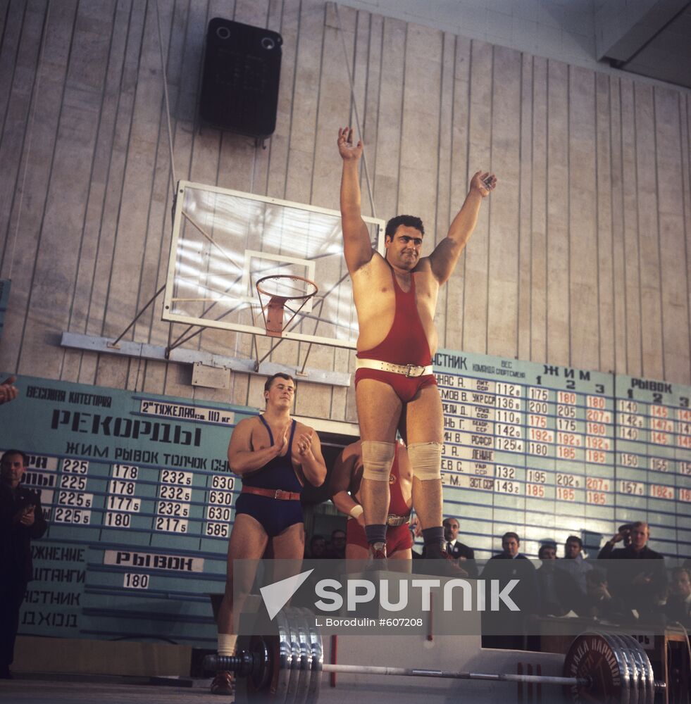 Russian athlete Vasily Alexeyev