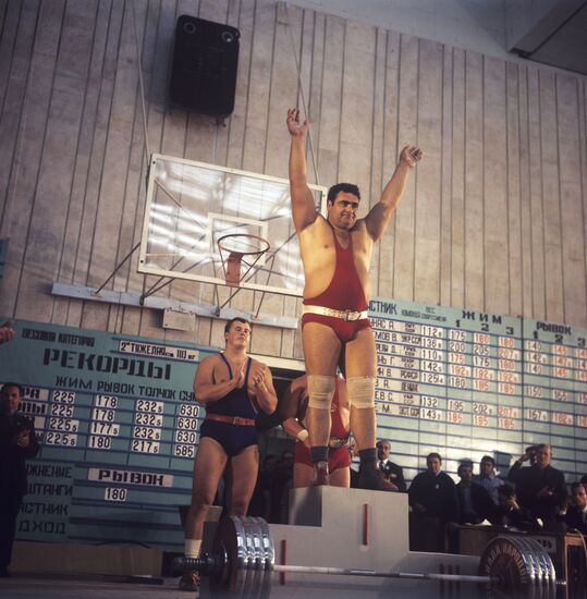 Russian athlete Vasily Alexeyev