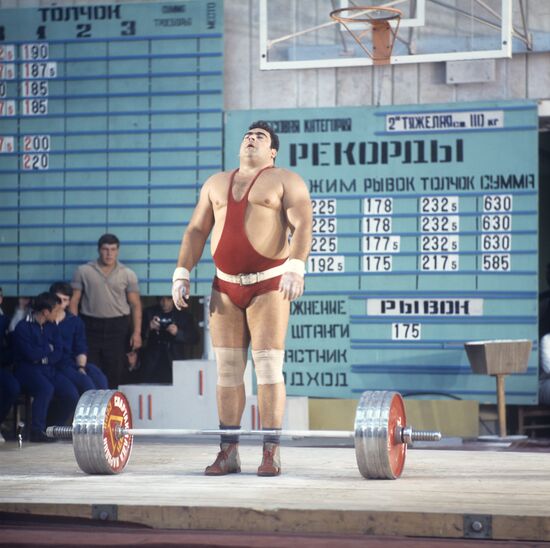 Russian athlete Vasily Alexeyev