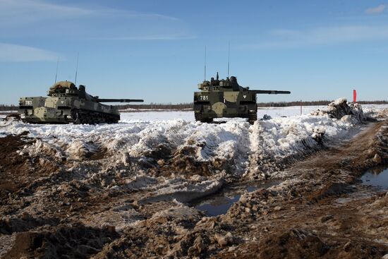 Training of 76th Guards Airborne Division