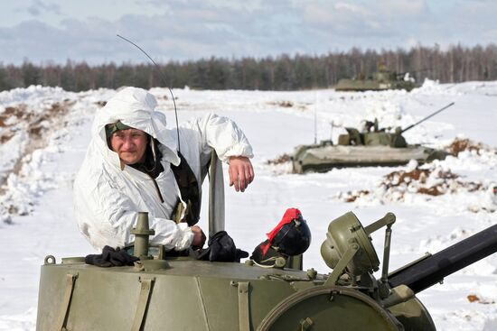 Training of 76th Guards Airborne Division