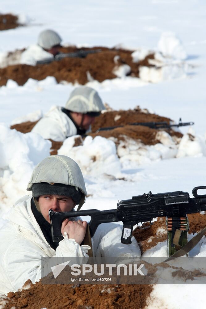 Training of 76th Guards Airborne Division