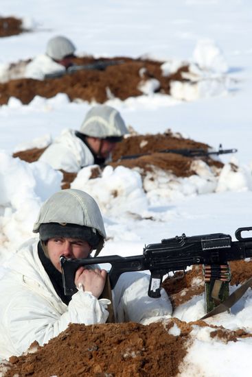 Training of 76th Guards Airborne Division