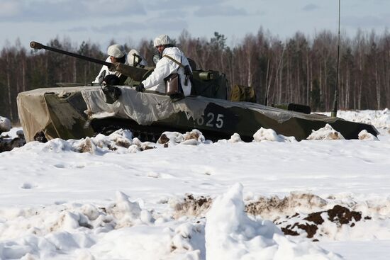 Training of 76th Guards Airborne Division