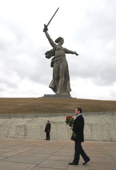Dmitry Medvedev visits Volgograd
