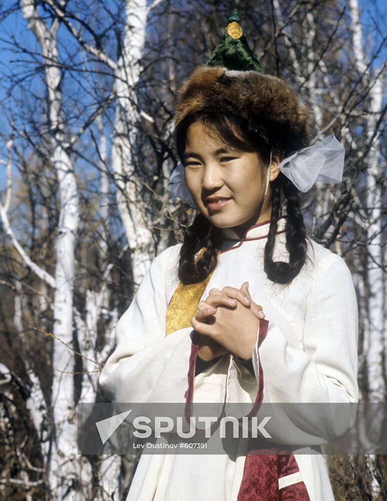 Tuvan woman