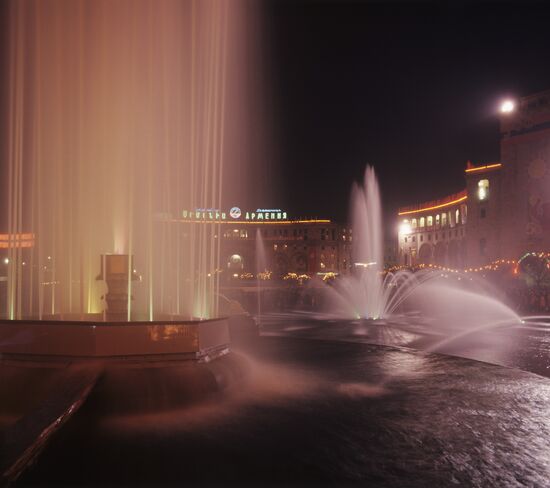 Main fountain in Yerevan