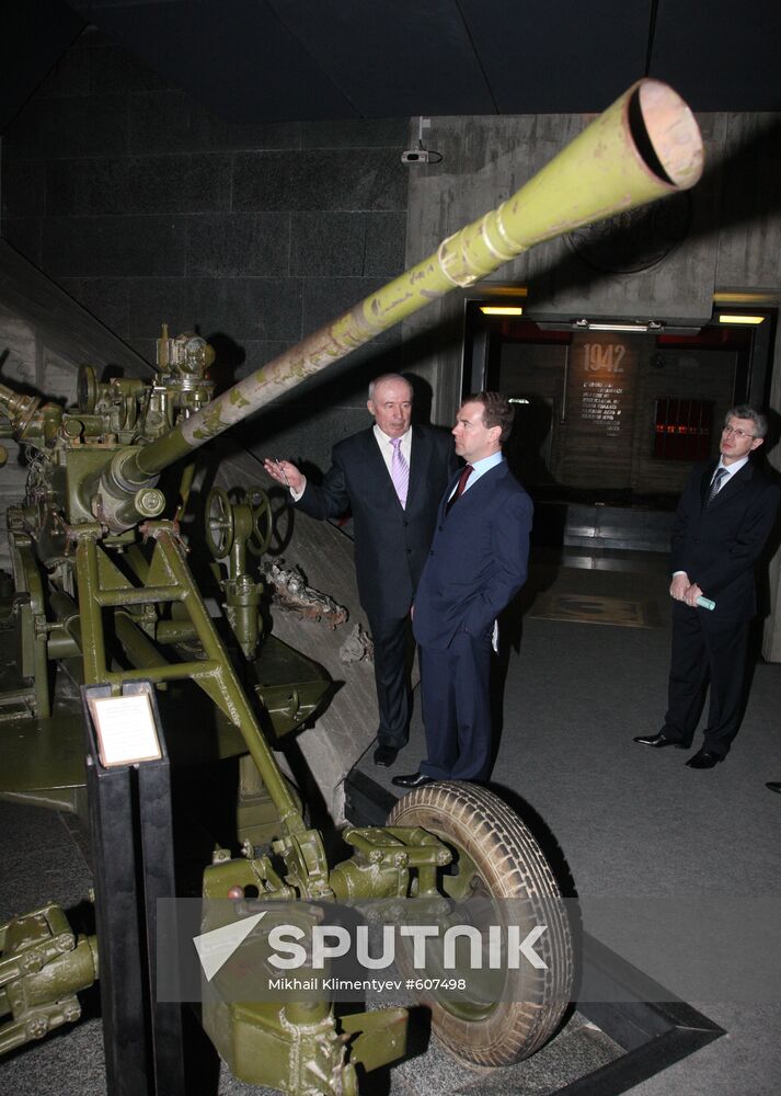 Dmitry Medvede visits Volgograd