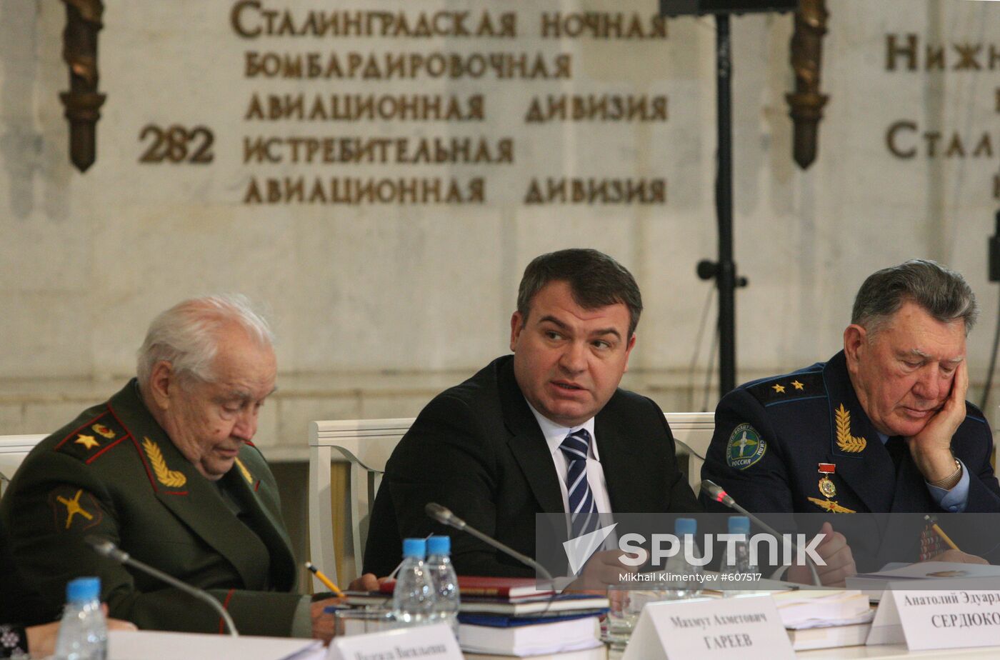 Defense Minister Anatoly Serdyukov