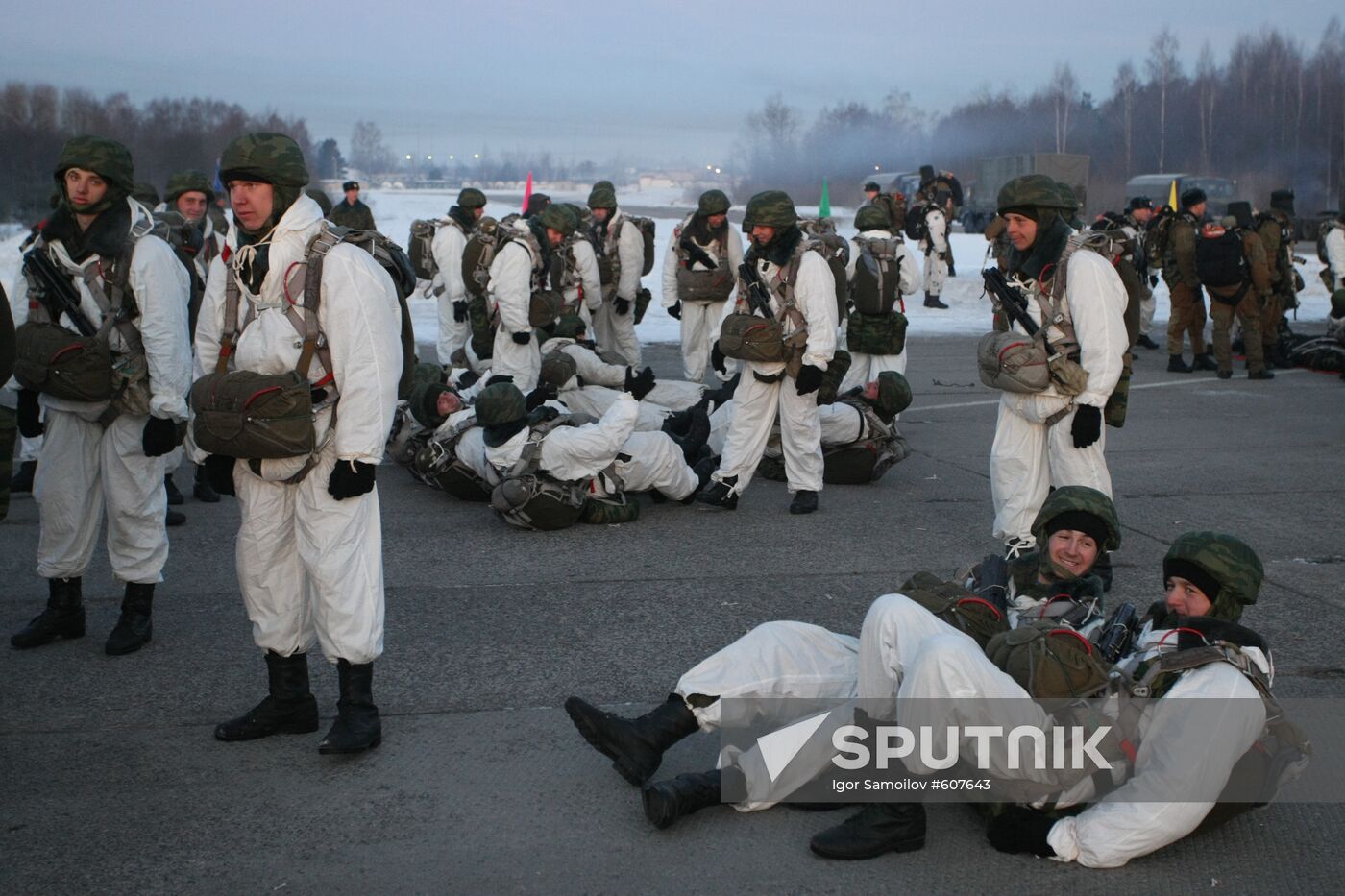 Training of 76th Guards Airborne Division