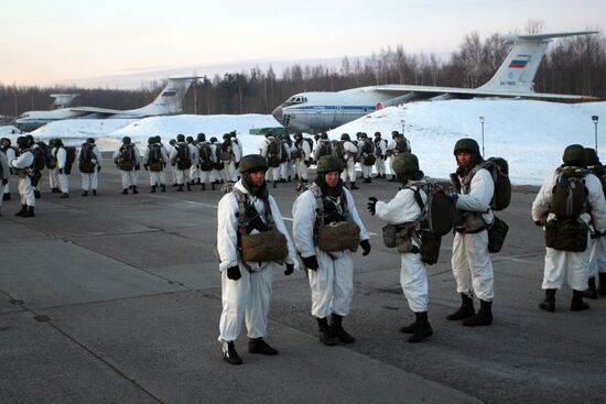 Training of 76th Guards Airborne Division