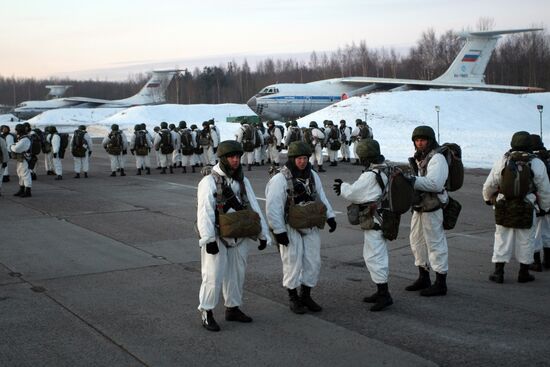 Training of 76th Guards Airborne Division
