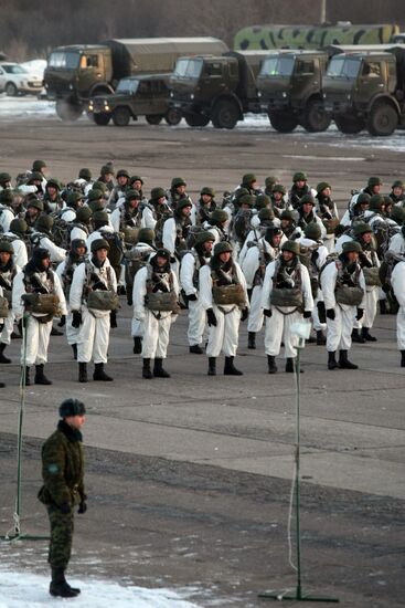 Training of 76th Guards Airborne Division