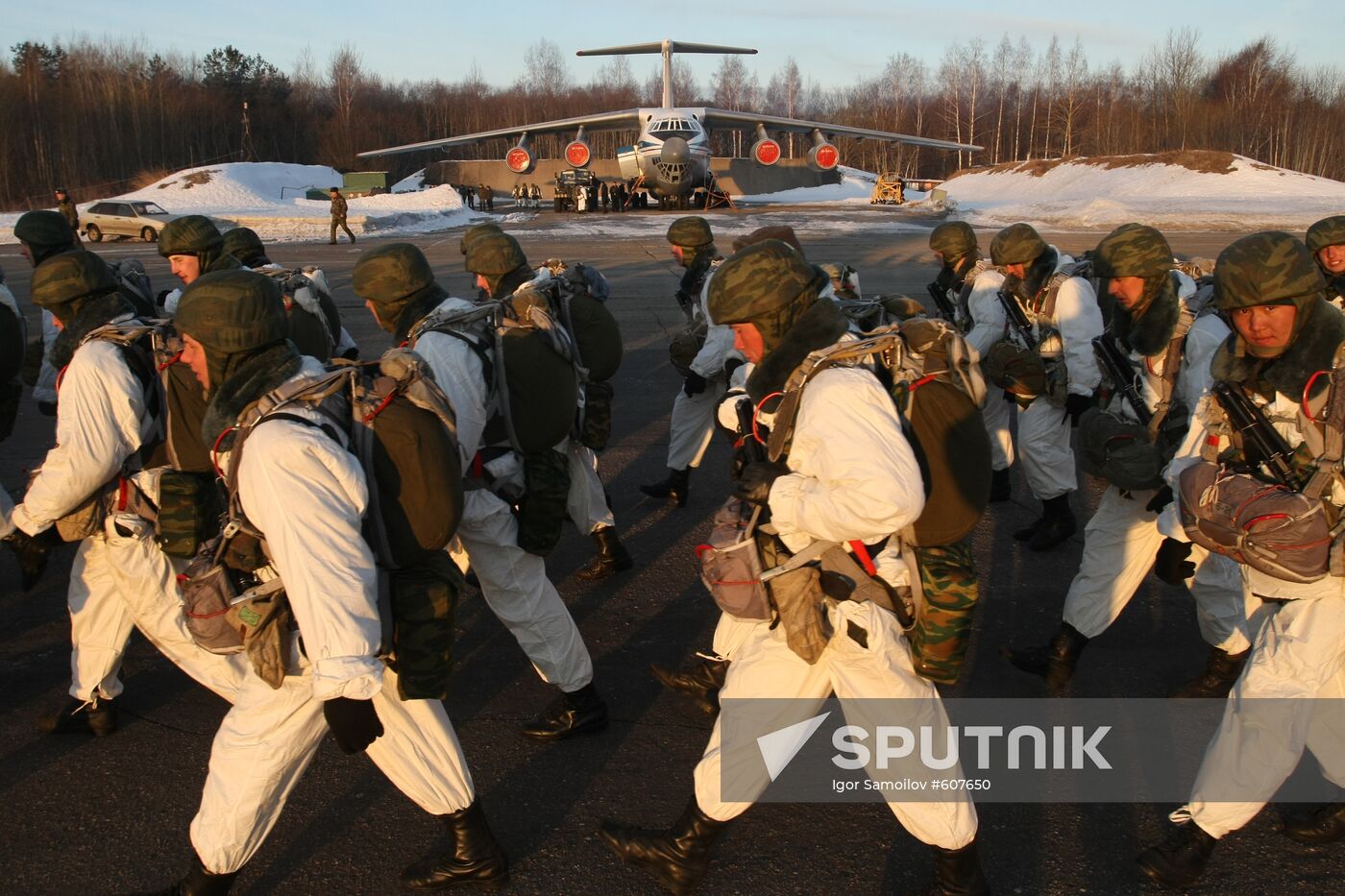 Training of 76th Guards Airborne Division