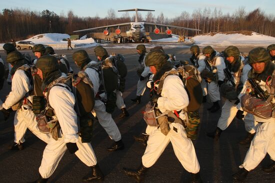 Training of 76th Guards Airborne Division