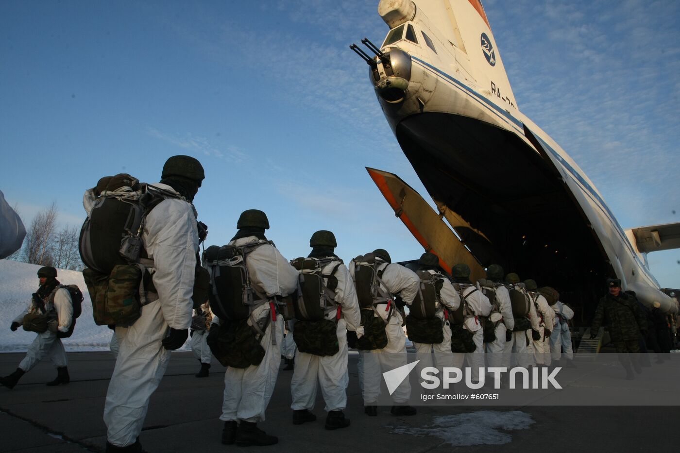 Training of 76th Guards Airborne Division