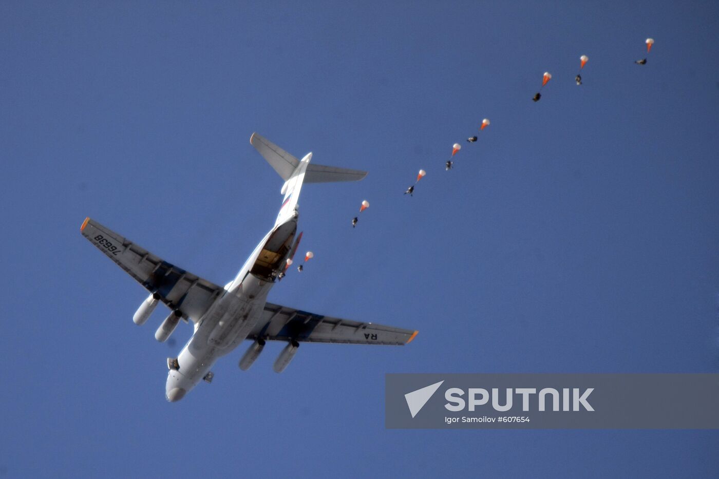 Training of 76th Guards Airborne Division