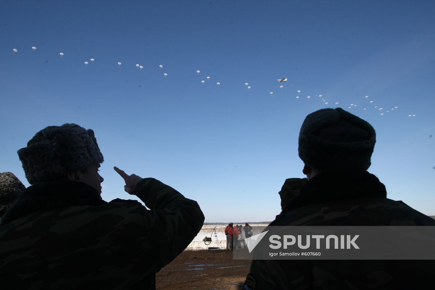 Training of 76th Guards Airborne Division