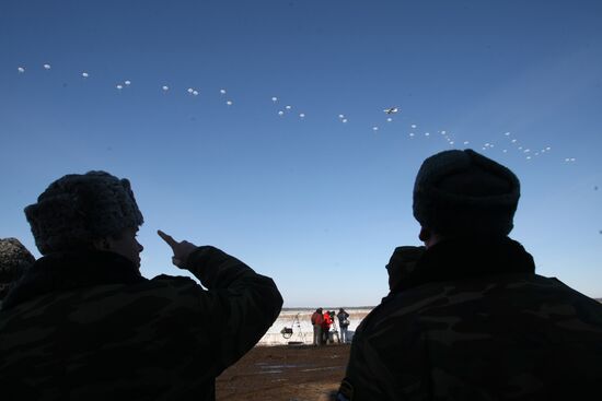 Training of 76th Guards Airborne Division