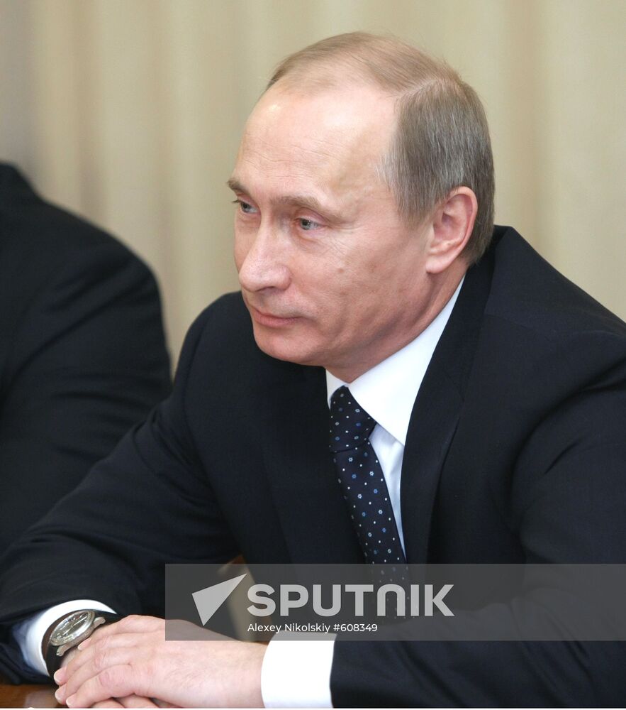 Vladimir Putin meets with Andrius Kubilius