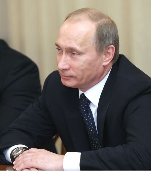 Vladimir Putin meets with Andrius Kubilius