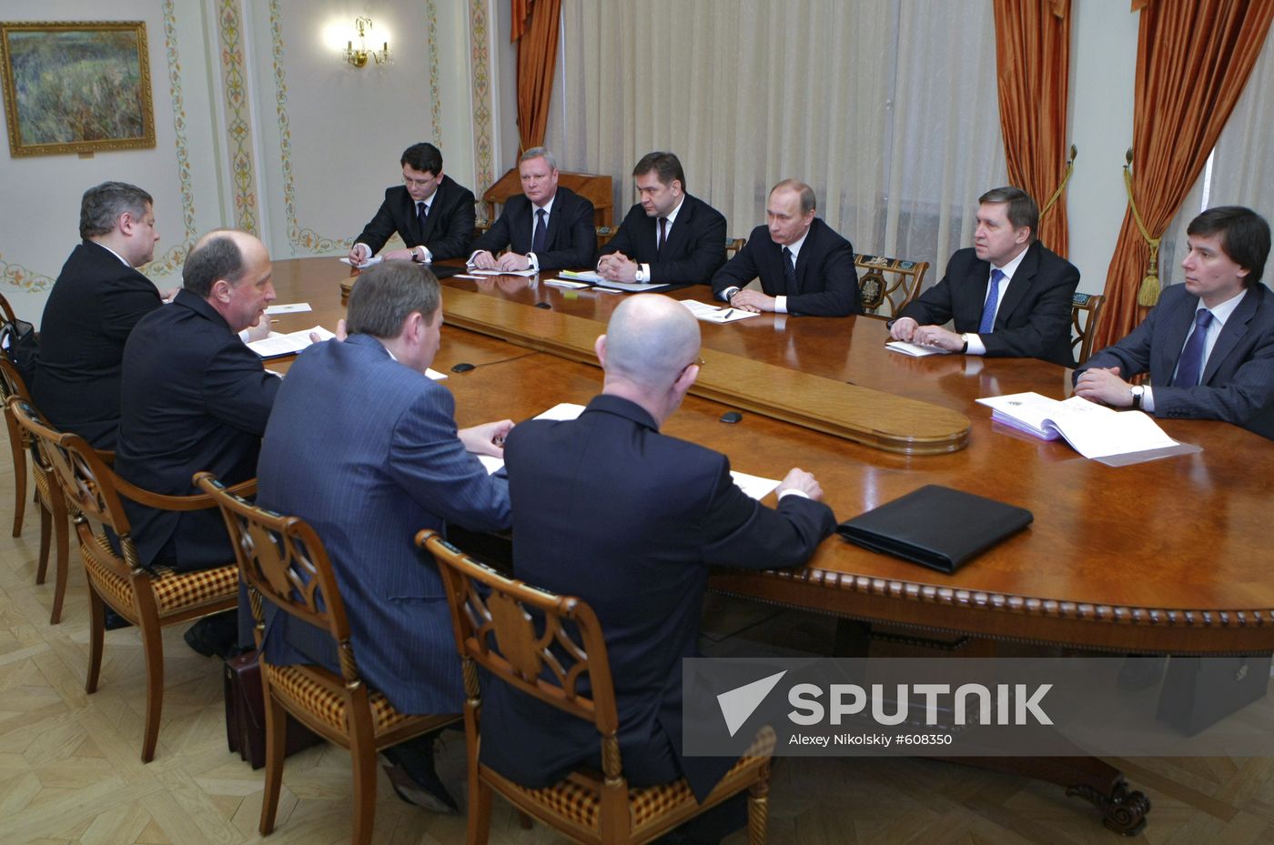 Vladimir Putin meets with Andrius Kubilius