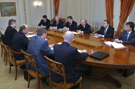 Vladimir Putin meets with Andrius Kubilius