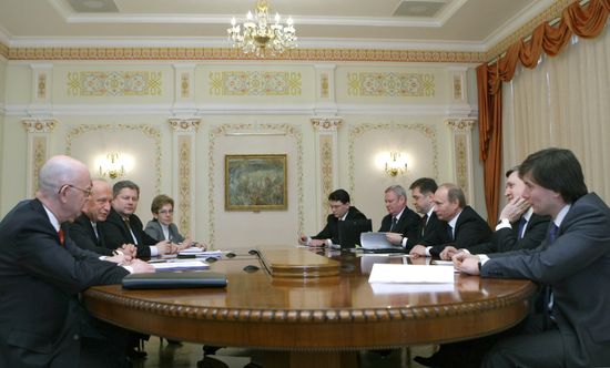Vladimir Putin meets with Andrius Kubilius