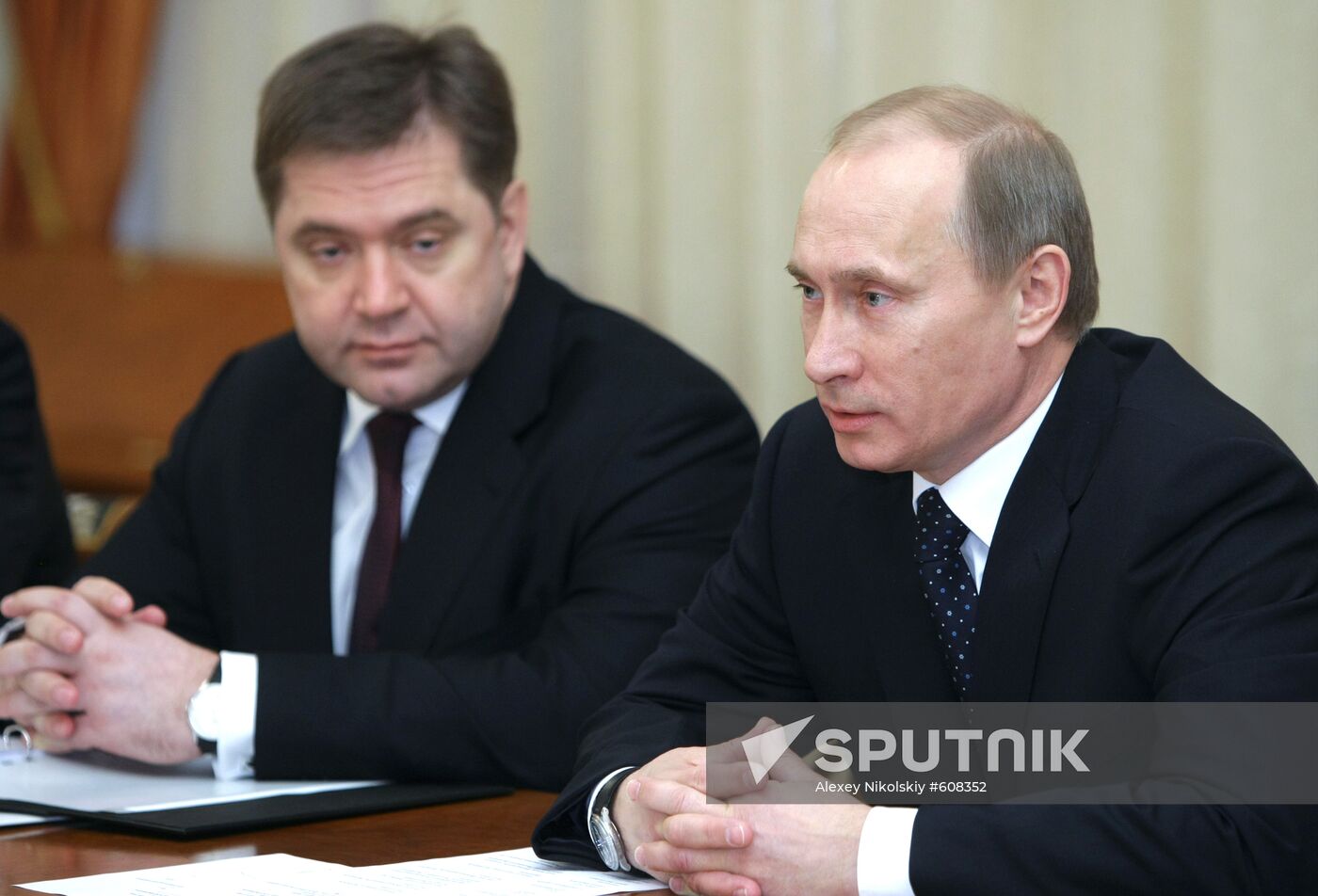 Vladimir Putin meets with Andrius Kubilius