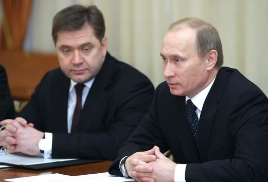 Vladimir Putin meets with Andrius Kubilius
