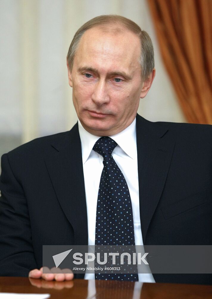 Vladimir Putin meets with Andrius Kubilius