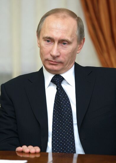 Vladimir Putin meets with Andrius Kubilius