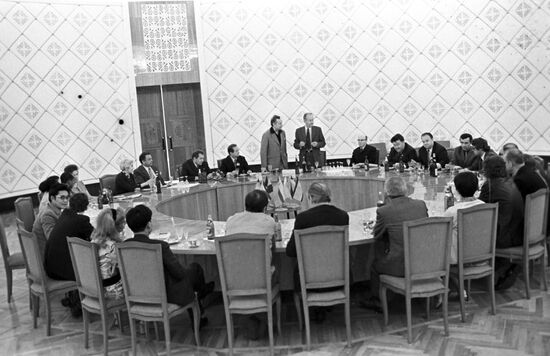 Amicable meeting of Asian and African writers