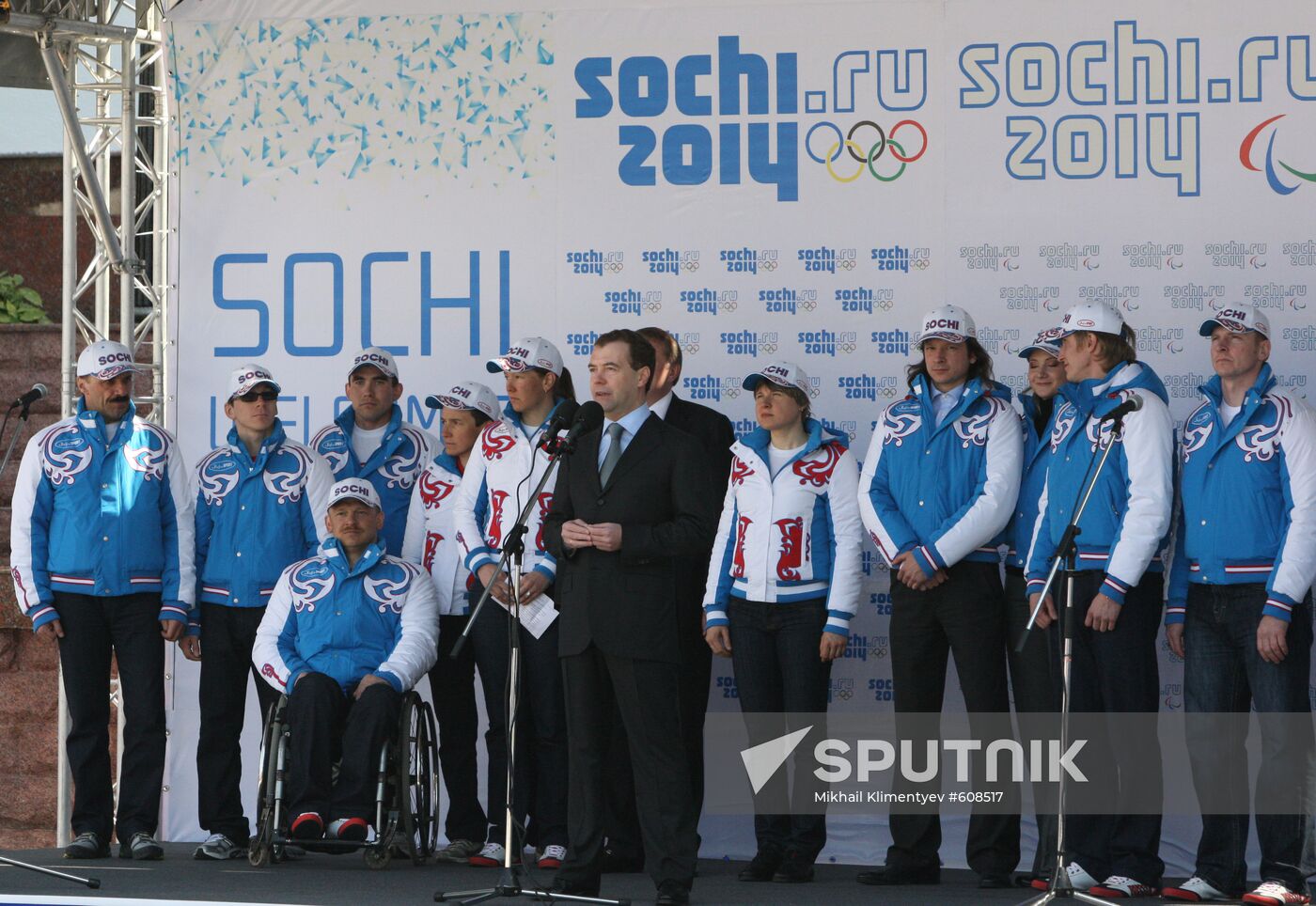 Dmitry Medvedev in Sochi