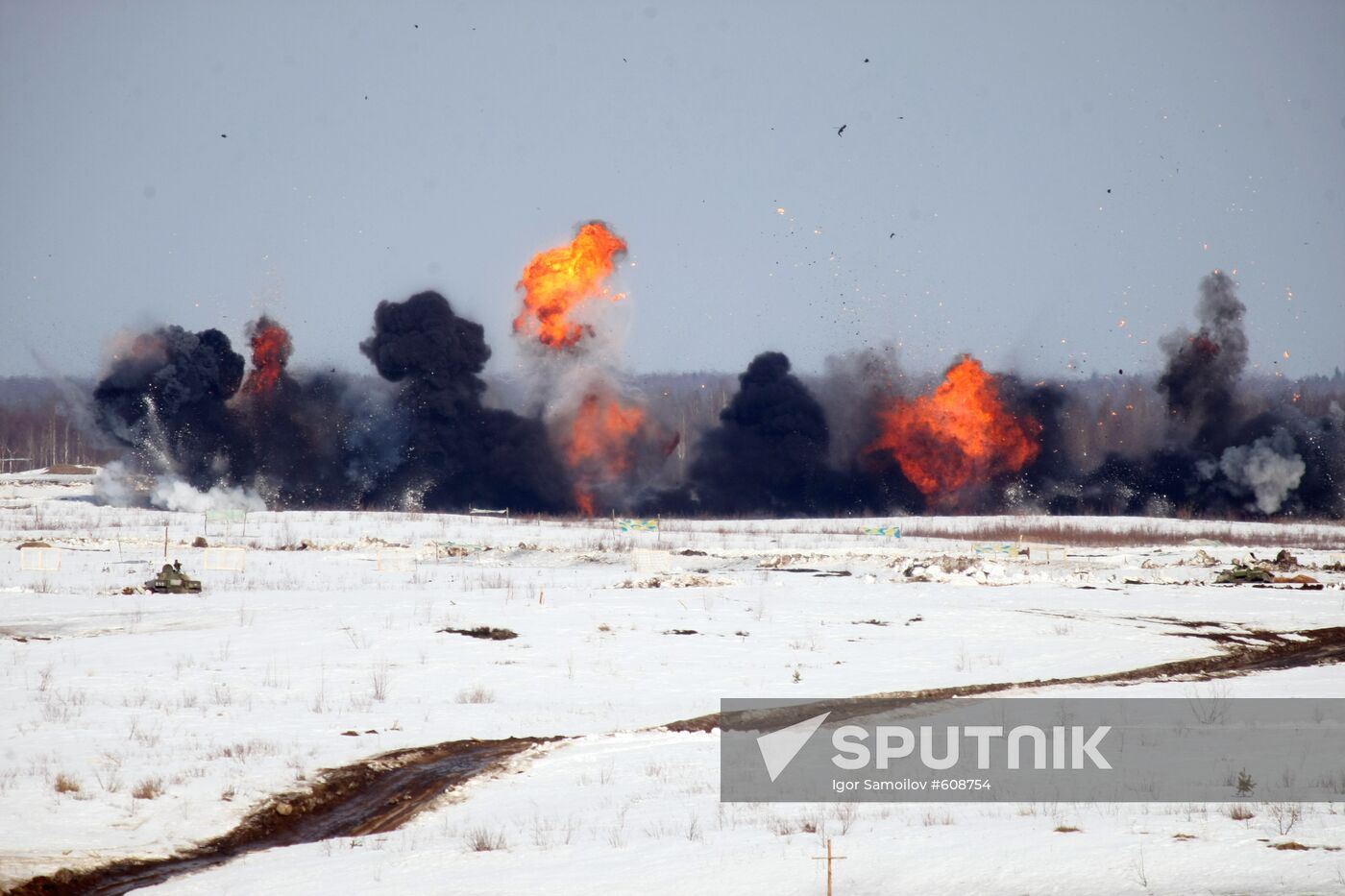 Training of 76th Guards Airborne Division