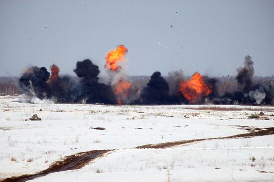 Training of 76th Guards Airborne Division